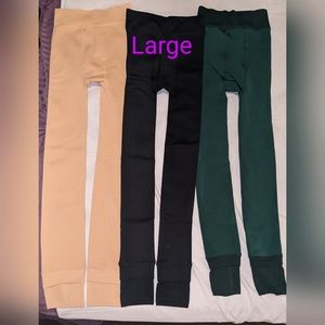 3 pairs ladies large thick thermals brand new!!